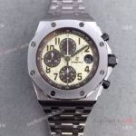 Swiss 3126 Audemars Piguet Royal Oak Offshore Watch Cream Dial